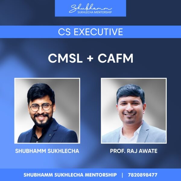 CS Executive Combo - (CMSL + CAFM) (2022 New Syllabus)